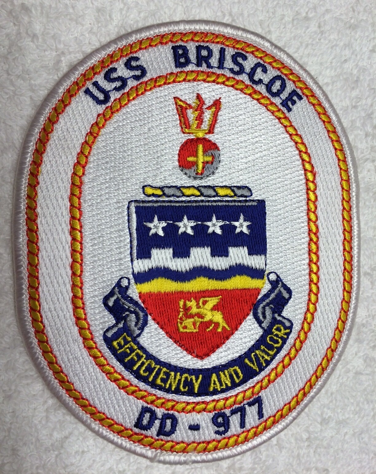 Patch of USS Briscoe (DD 977)