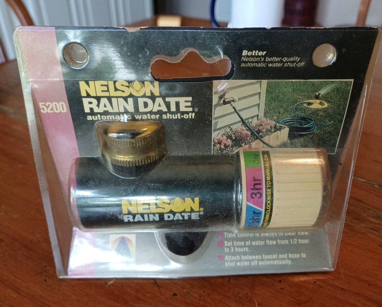 New, Nelson Rain Date Automatic Water Shut Off #5200 Timers 900-06774