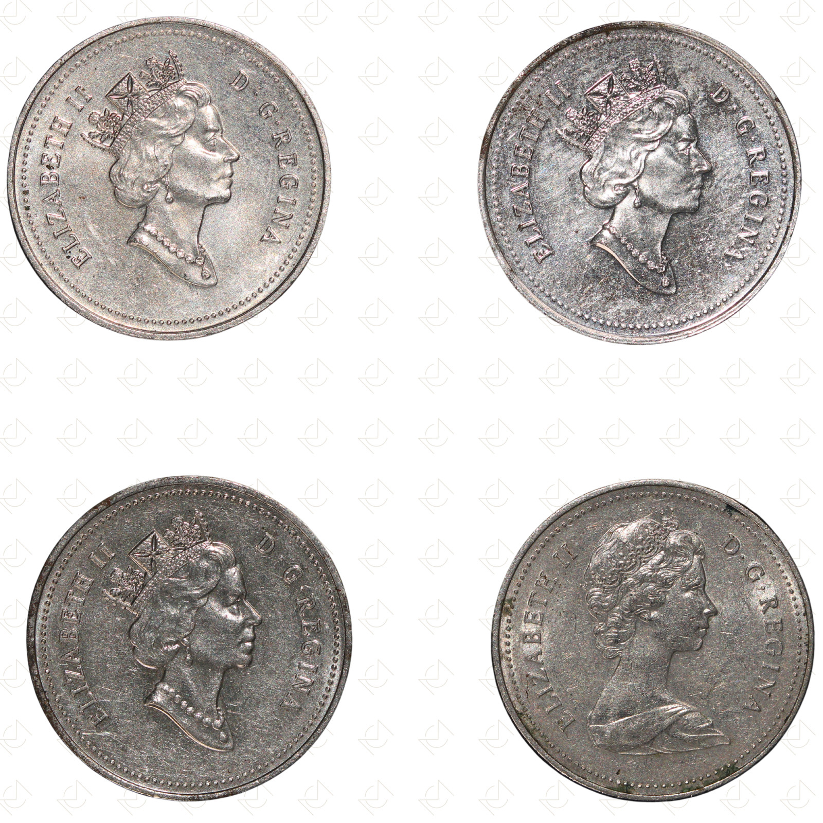 Canada 5 Cents Coins Collection – Mixed Years – Cupronickel