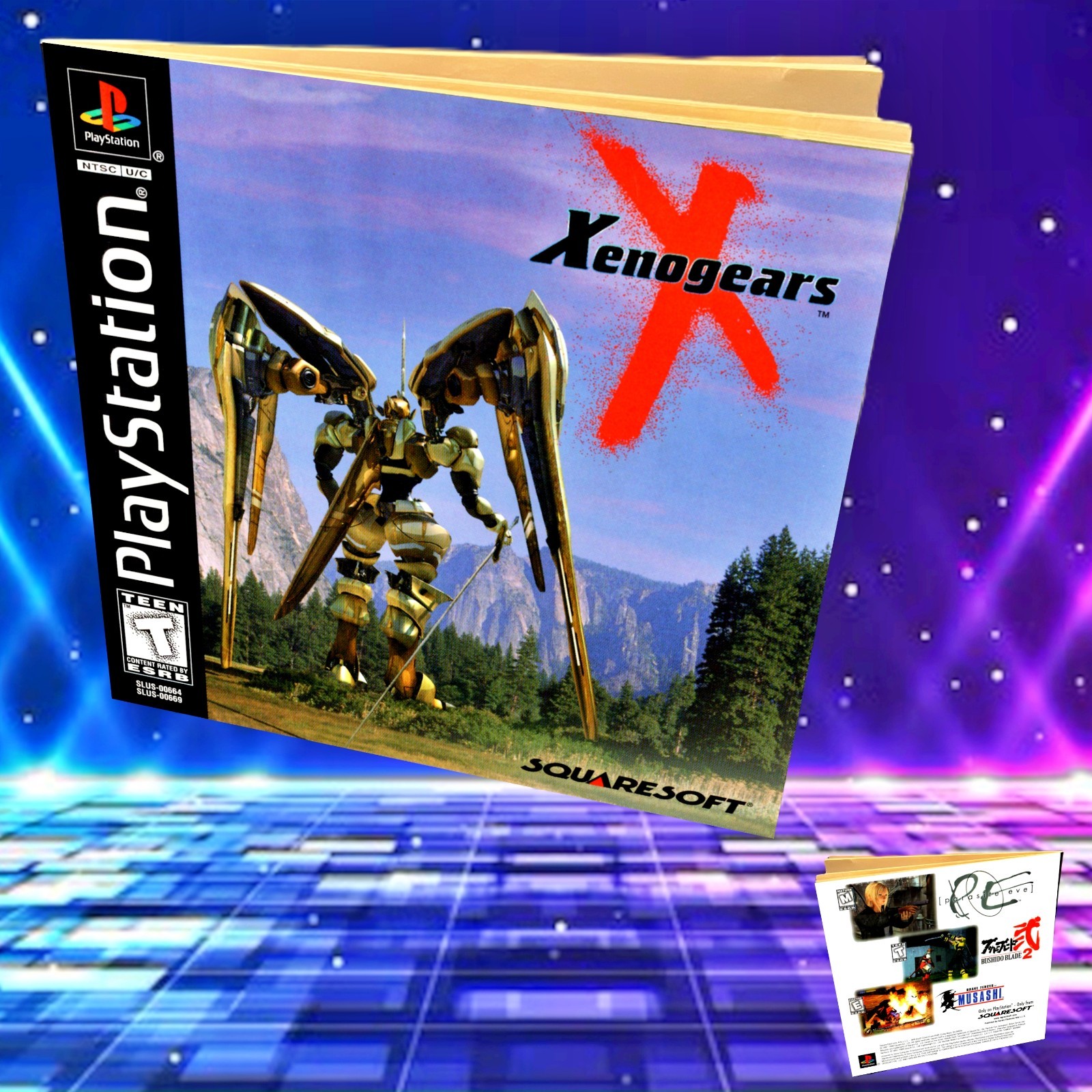 Replacement Manual for - Xenogears - Sony PS1 Instruction Booklet