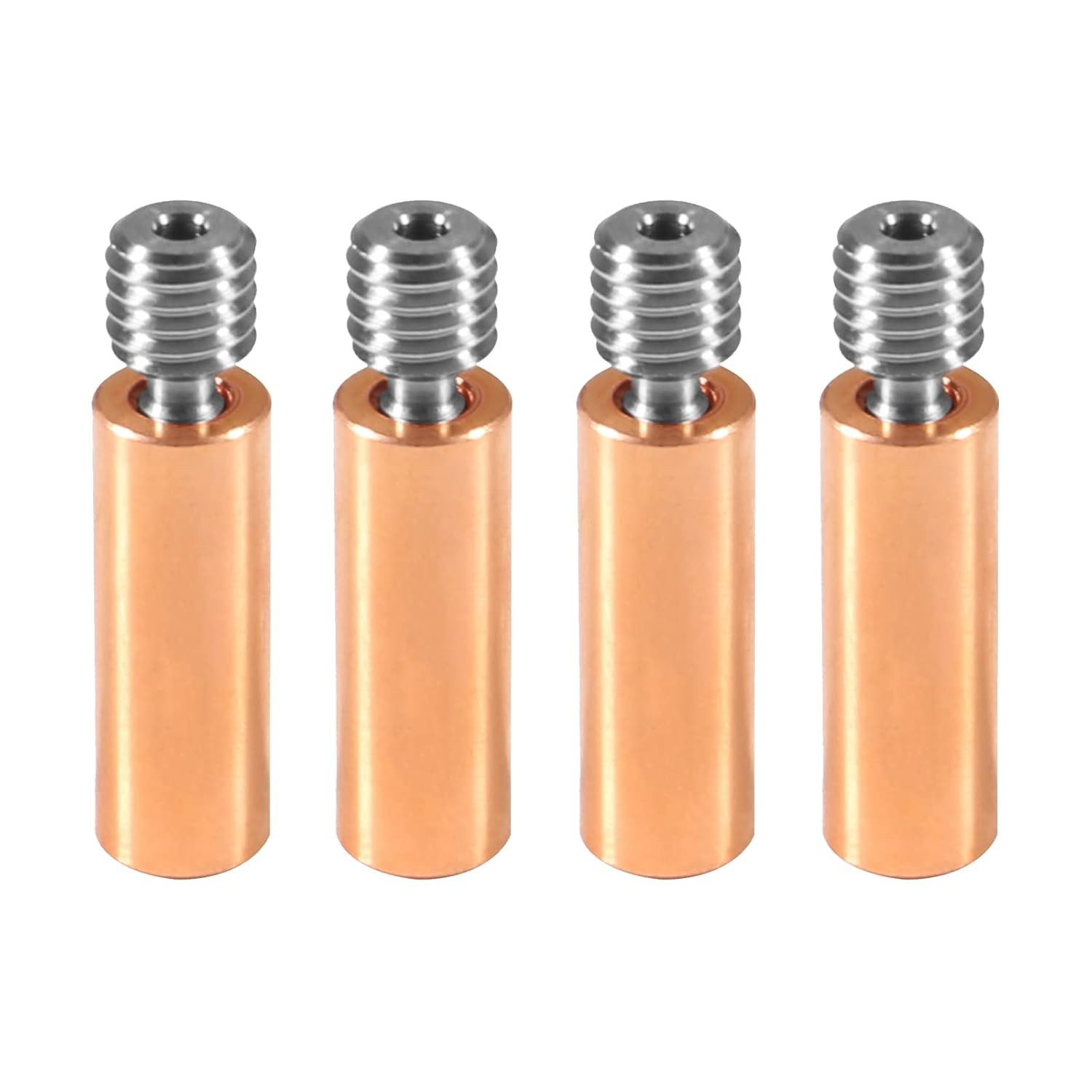 DIANN 4pcs All Metal Bimetal Heatbreak Copper Titanium TC4 Throat High