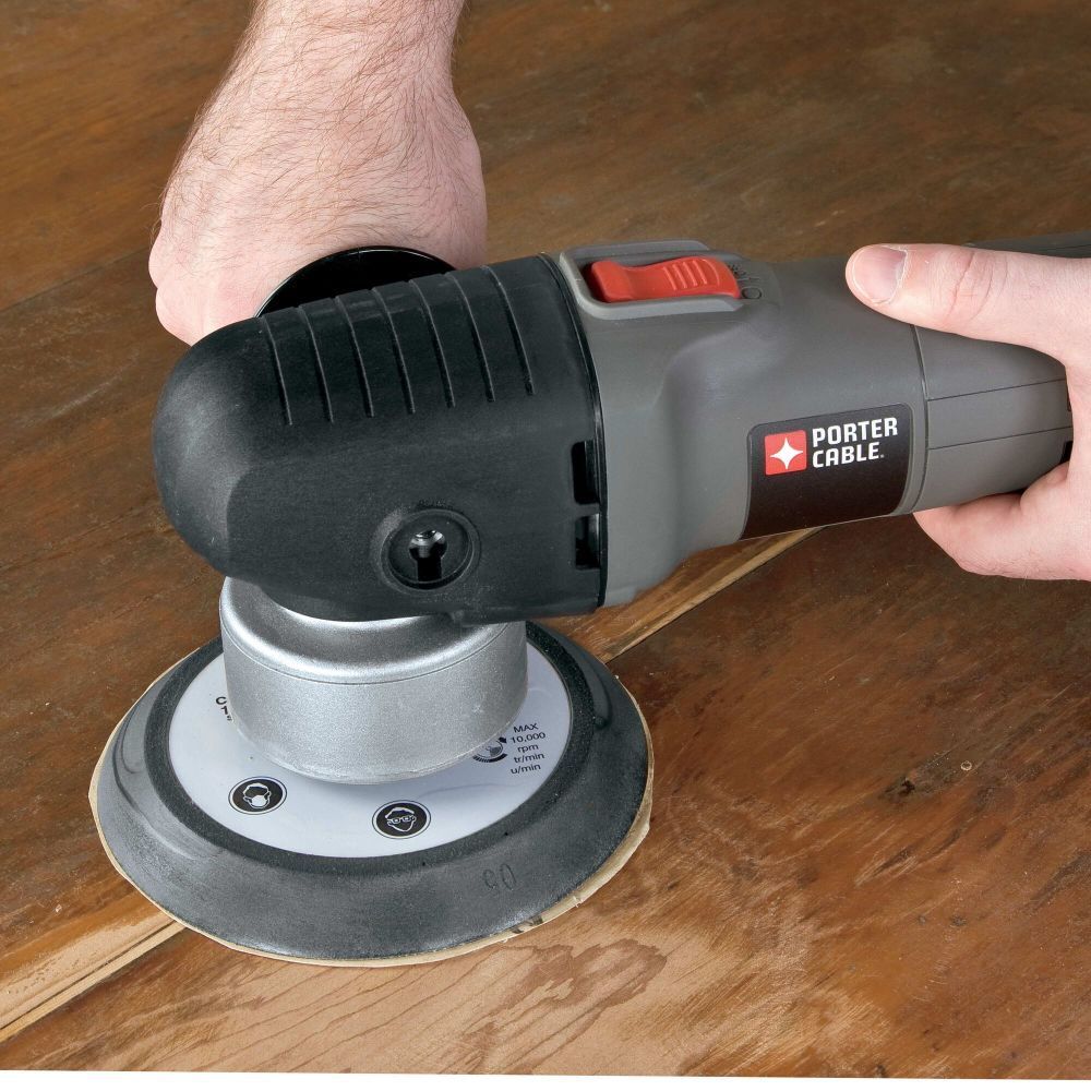 Porter Cable 6In Random Orbit Sander With Polishing Pad