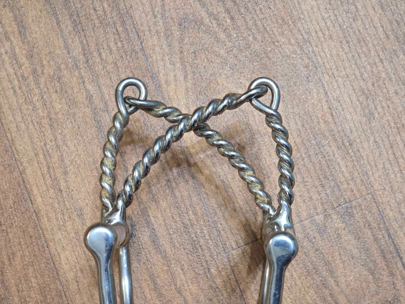 MAHEU Double Twisted Wire English Hunter Dee D Ring Snaffle Bit - 5.5" 5-1/2"