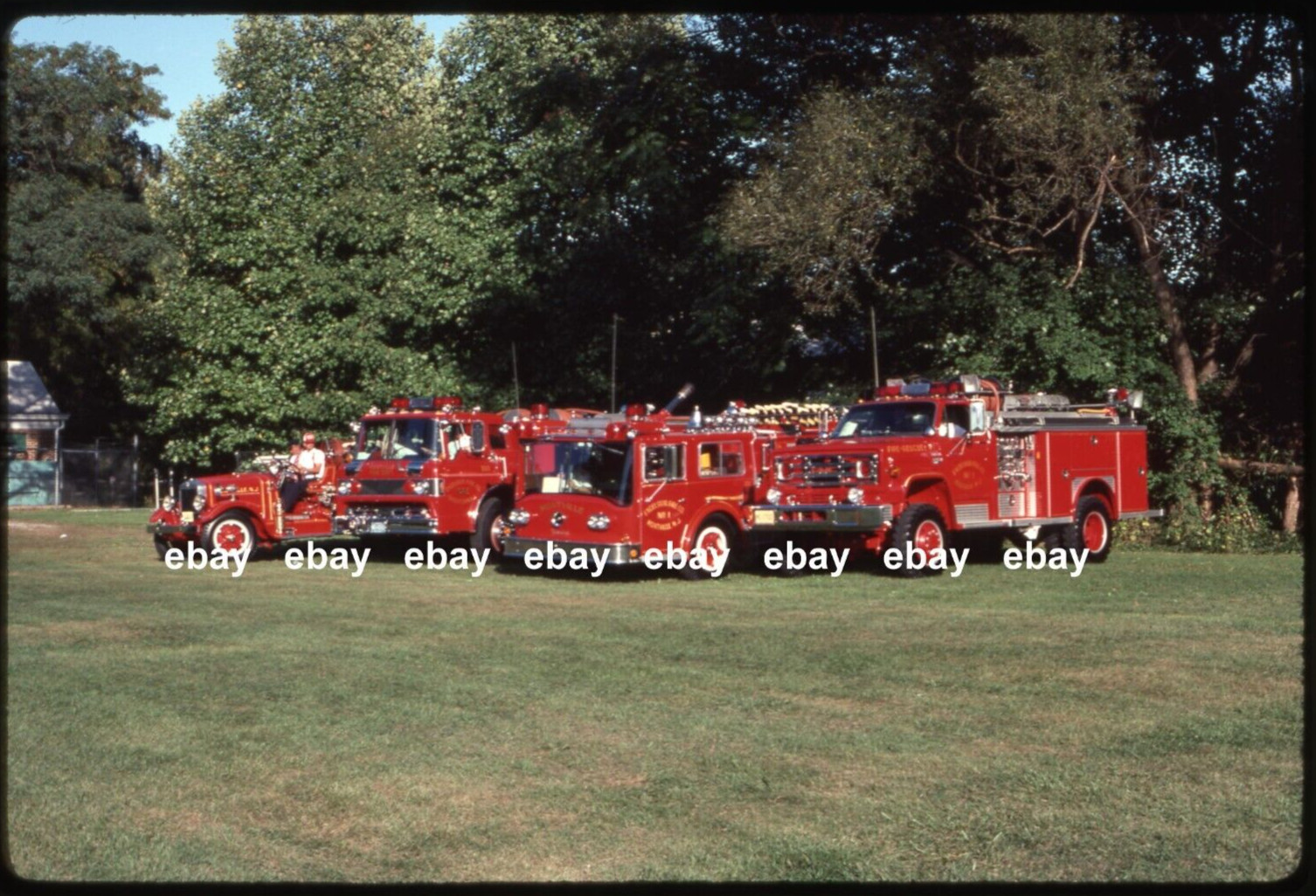 Montville NJ Fleet Photo Sept 24 1983 Fire Apparatus Slide