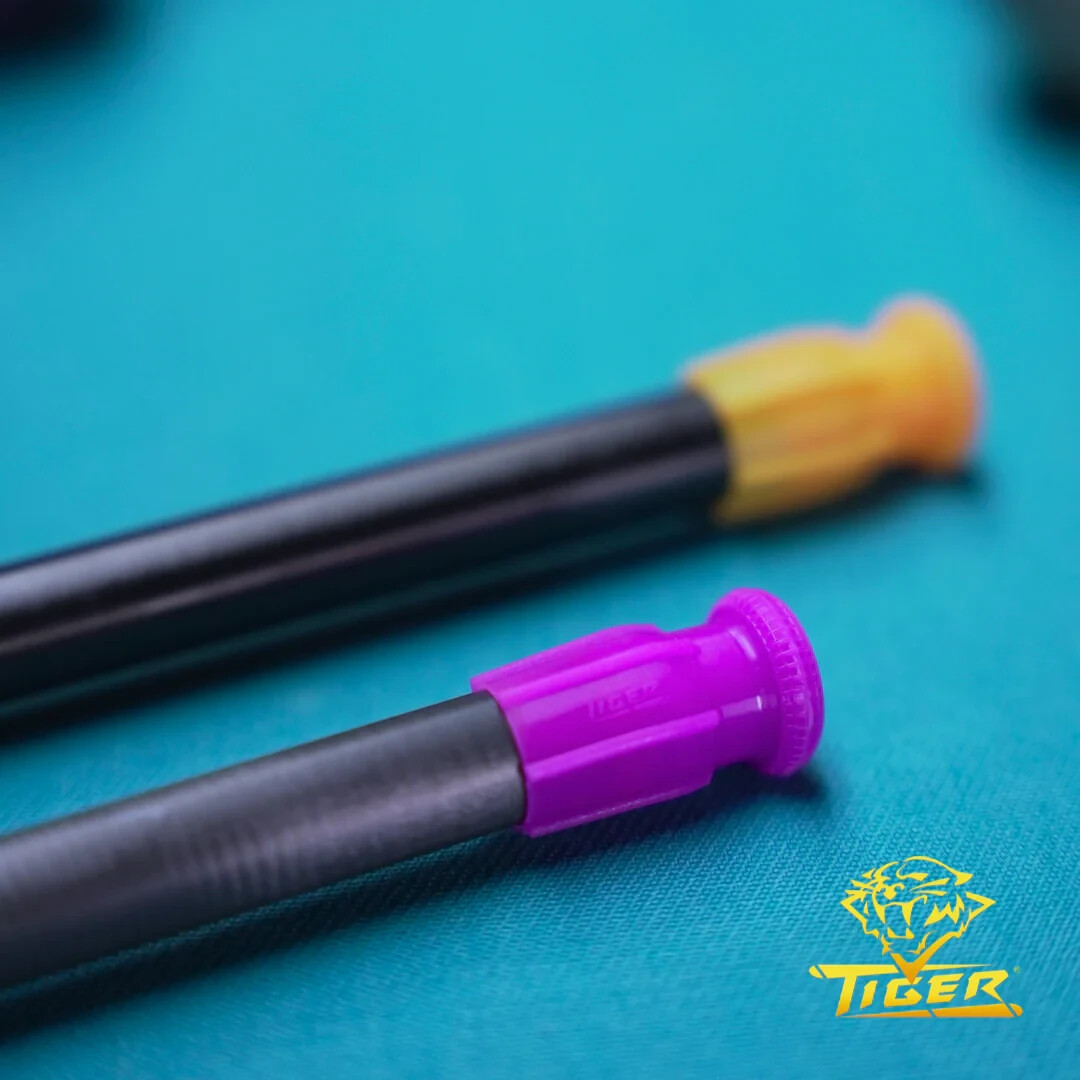 TIGER PRODUCTS PURPLE CUE TIP AND FERRULE PROTECTOR SET OF 2 NEW FREE SHIPPING