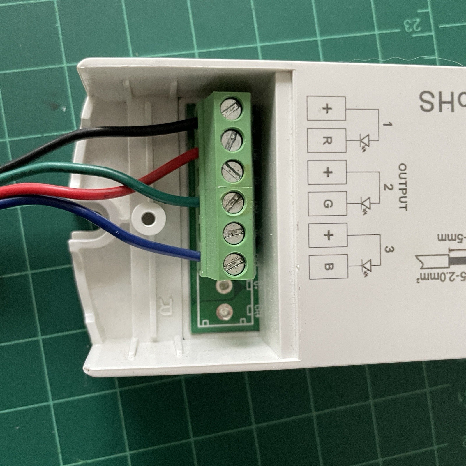 12-24VDC 3CH*6A CV DMX Decoder D3-L RGB Controller SkyDance