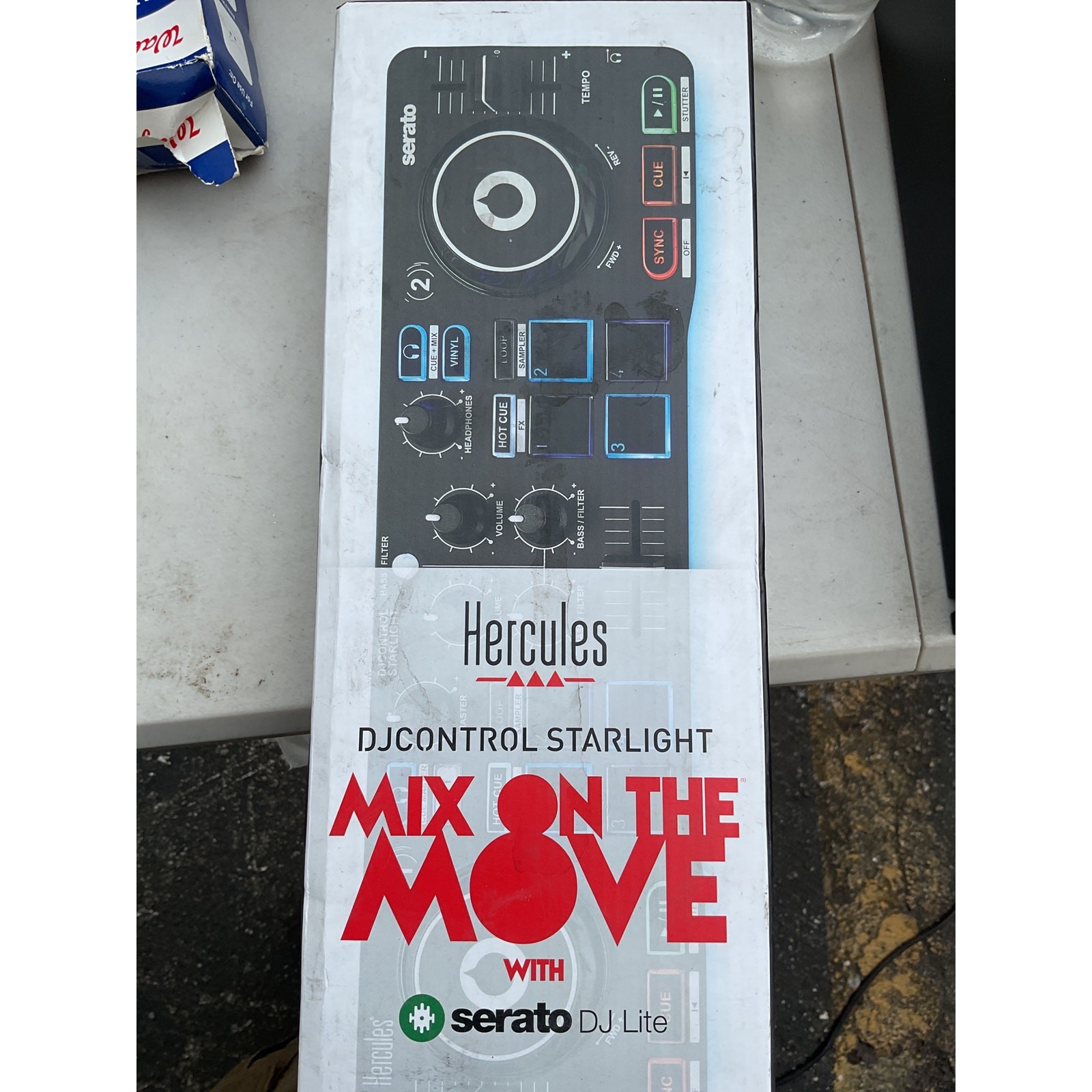 DJ control star light mix on the move with serato dj lite hercules