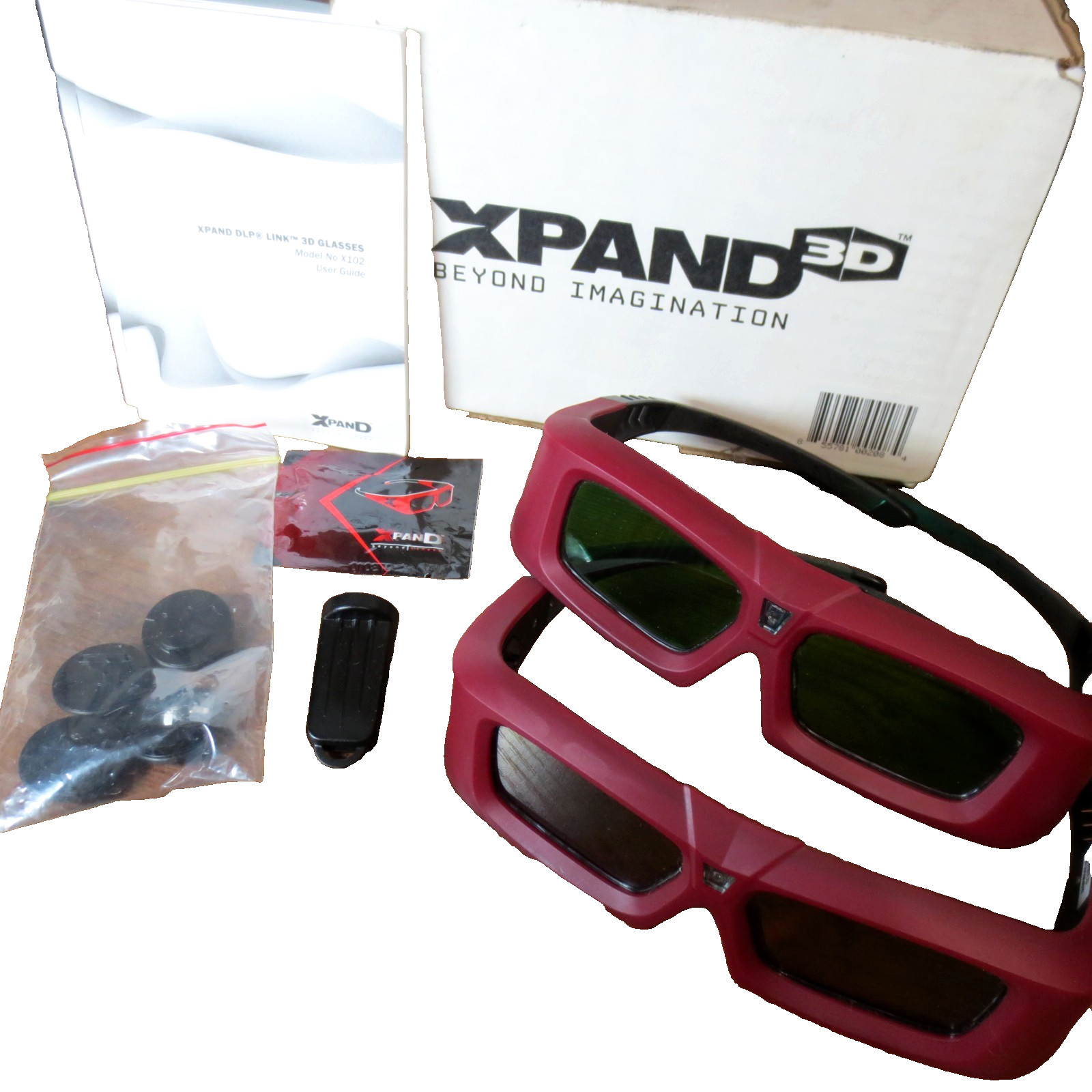 XPAND DLP-Link 3D Glasses X102SUD Beyond Imagination TV Home Theatre