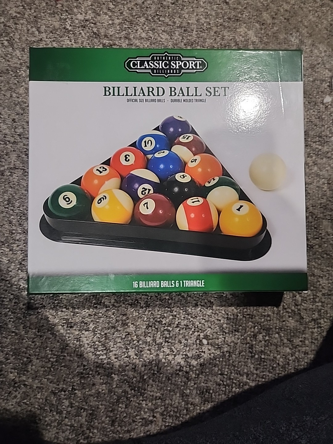 Classic Sport Billiard Ball Set