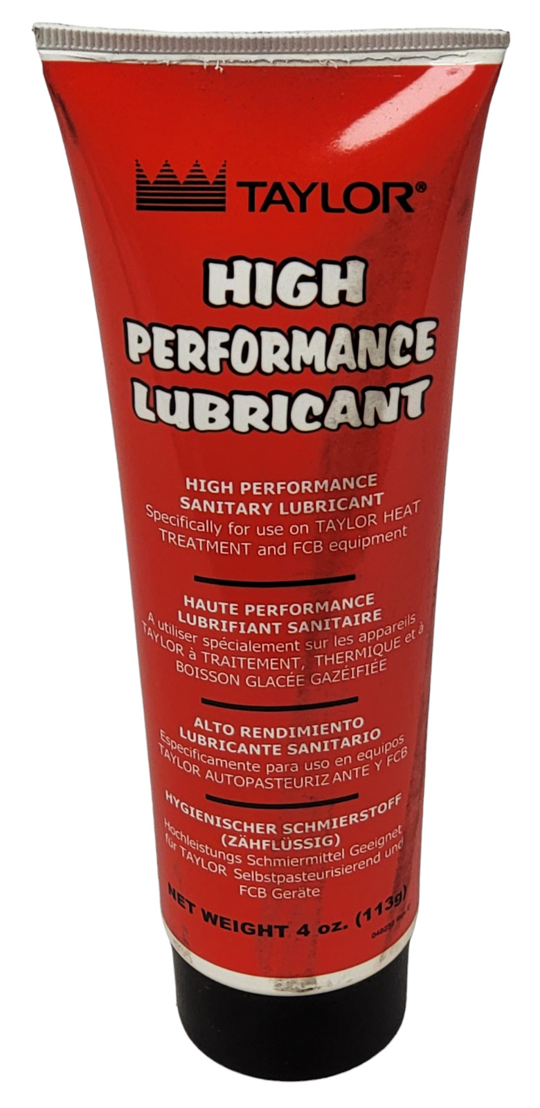 NEW Taylor Red Lube High Performance Soft Serve Red Lubricant 4oz Tube