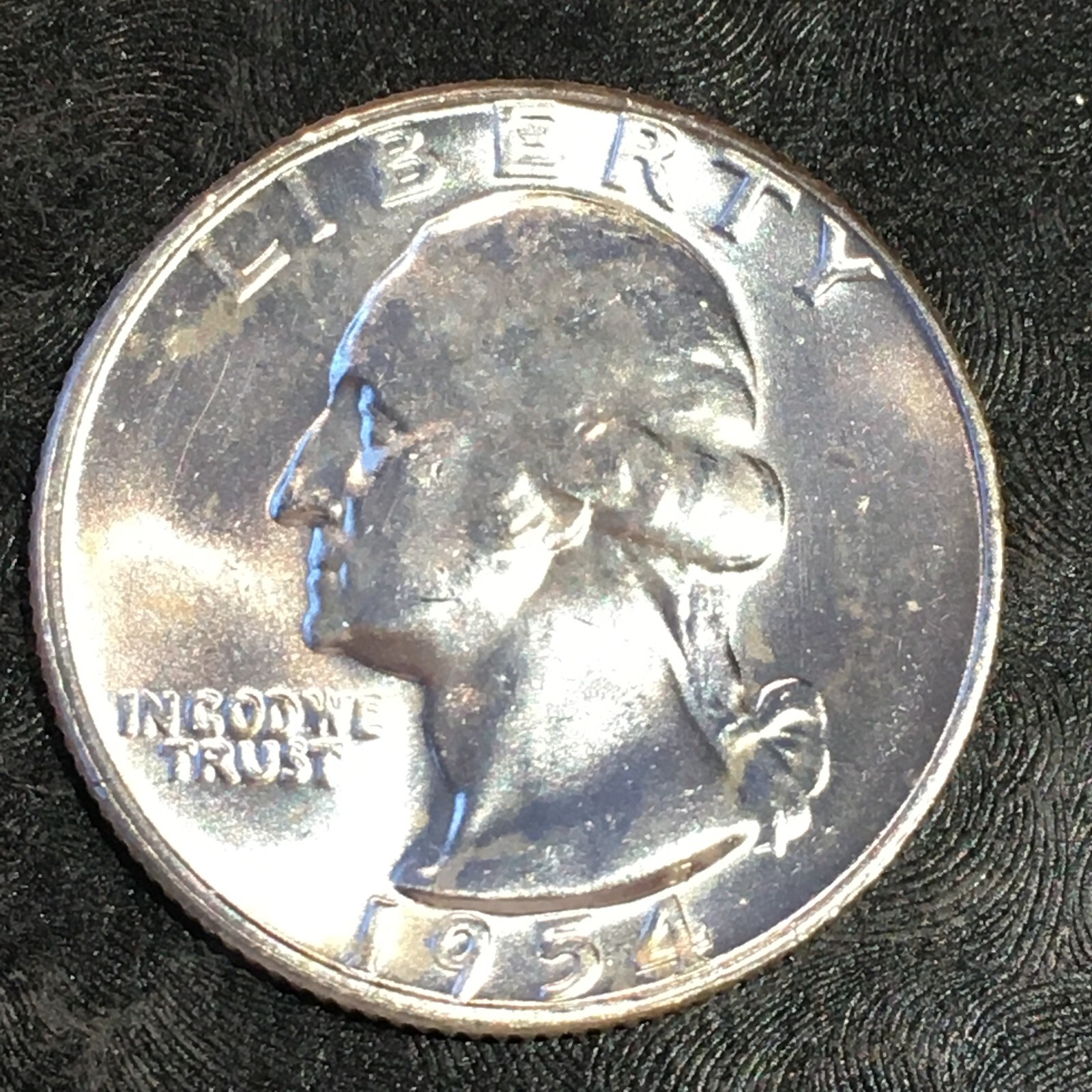 1954-D Silver Washington Quarter Orig Uncirculated - High Quality Scans #P649