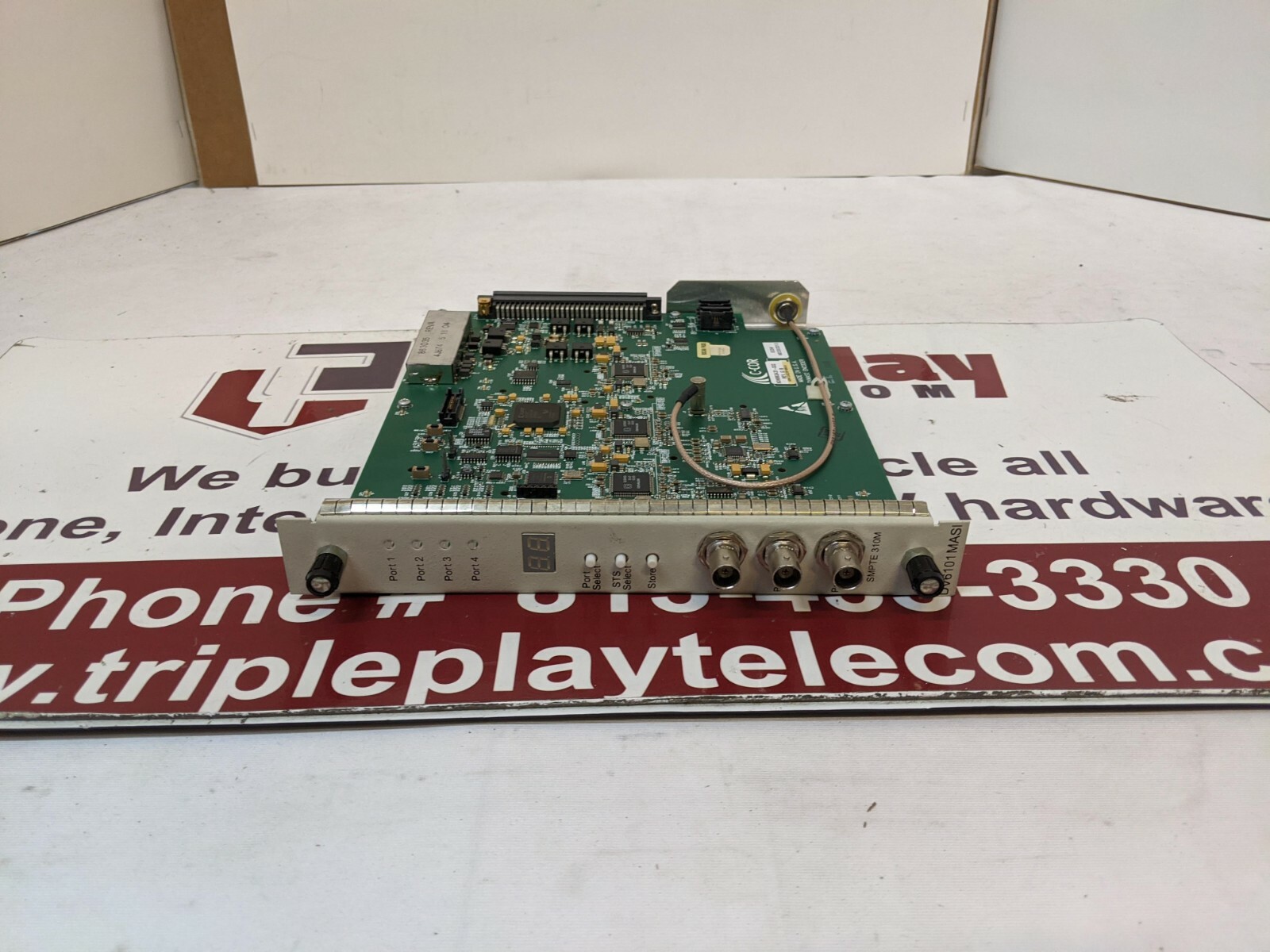 C-COR video systems DV6101MASI01 DVB ASI SMPTE 310m MPEG TRANSPORT Multiport