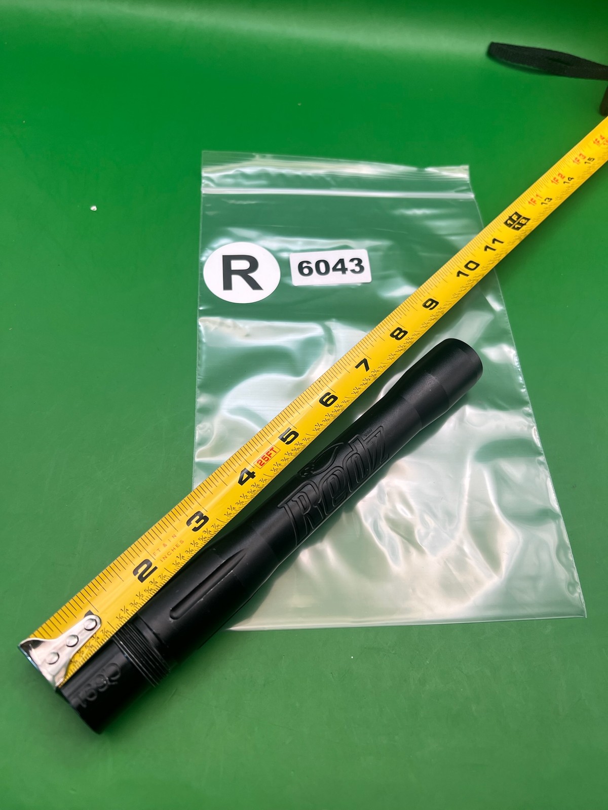 Redz Paintball Barrel Back 8" Black Autococker