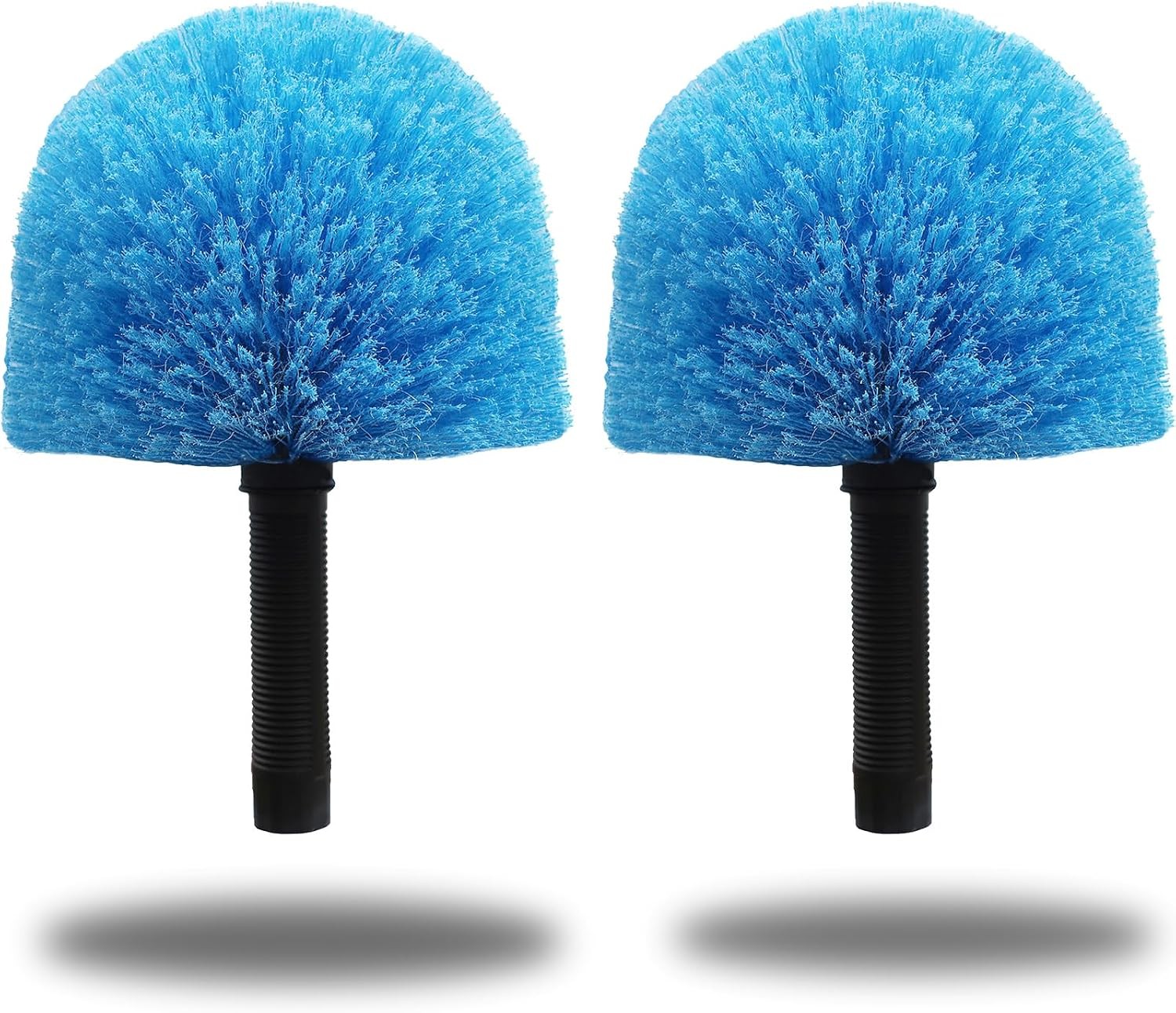 2 Pack Cobweb Duster Head Brush-Twist-On Spider Web Brush for Outdoor & Indoor