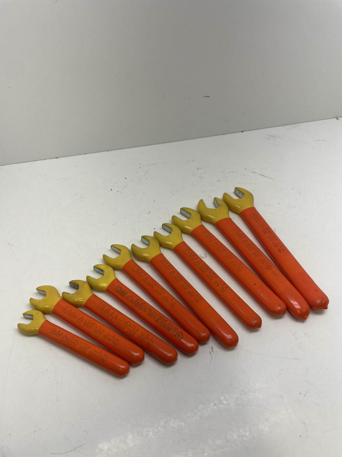 Cementex 10 Pc 1000v Oew-09m 9mm-18mm Wrench Set 186777/12