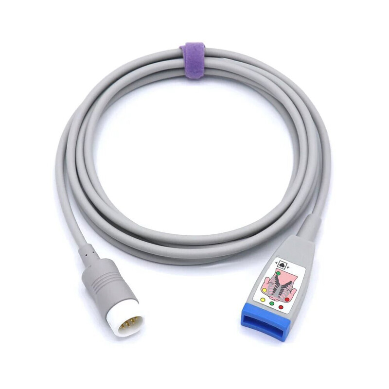 for Philips 12 Pin 3 Leads ECG EKG Trunk Cable Agilent, Heartstart, Intellivue