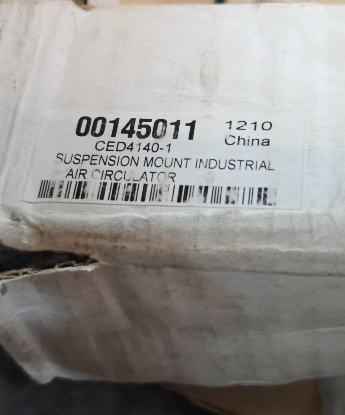 suspension mount industrial air circulator 00145011
