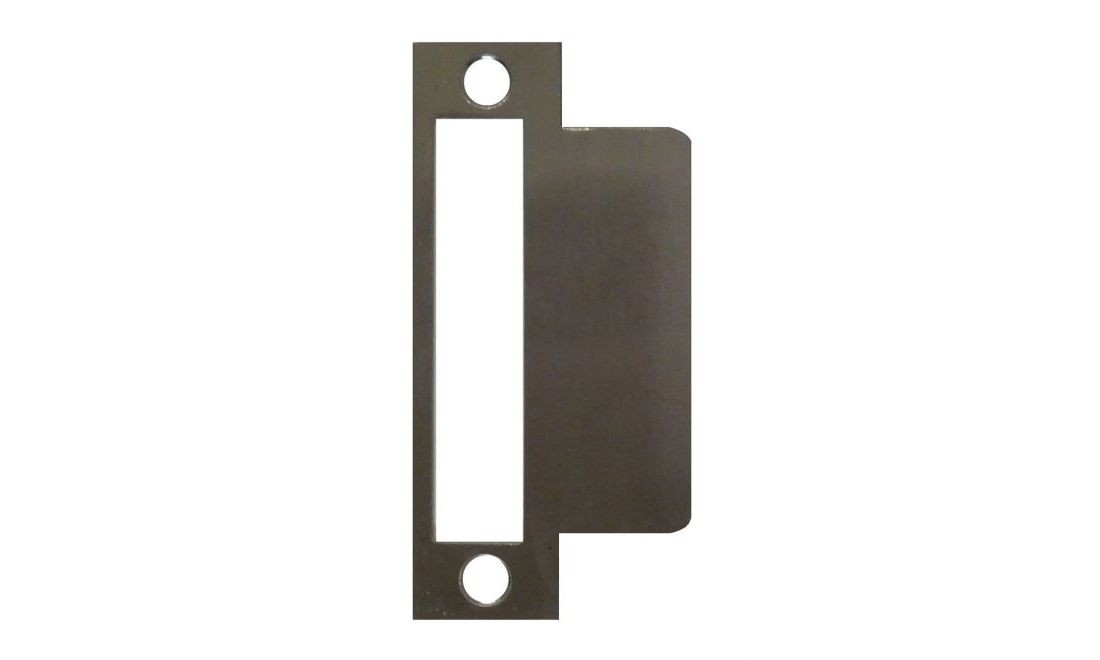 4-7/8" x 2" Mortise Type Extended Lip ANSI Strike Satin Stainless Steel Finish