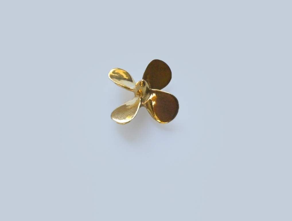 4 Blade Metal Display Boat Propeller Right Props 28mm Diameter 1