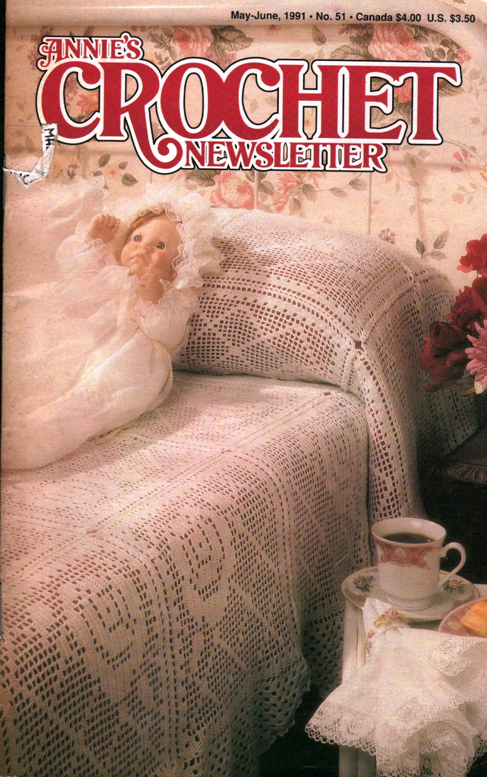 Annie's Crochet Newsletter Magazine | May-June 1991 No. 51