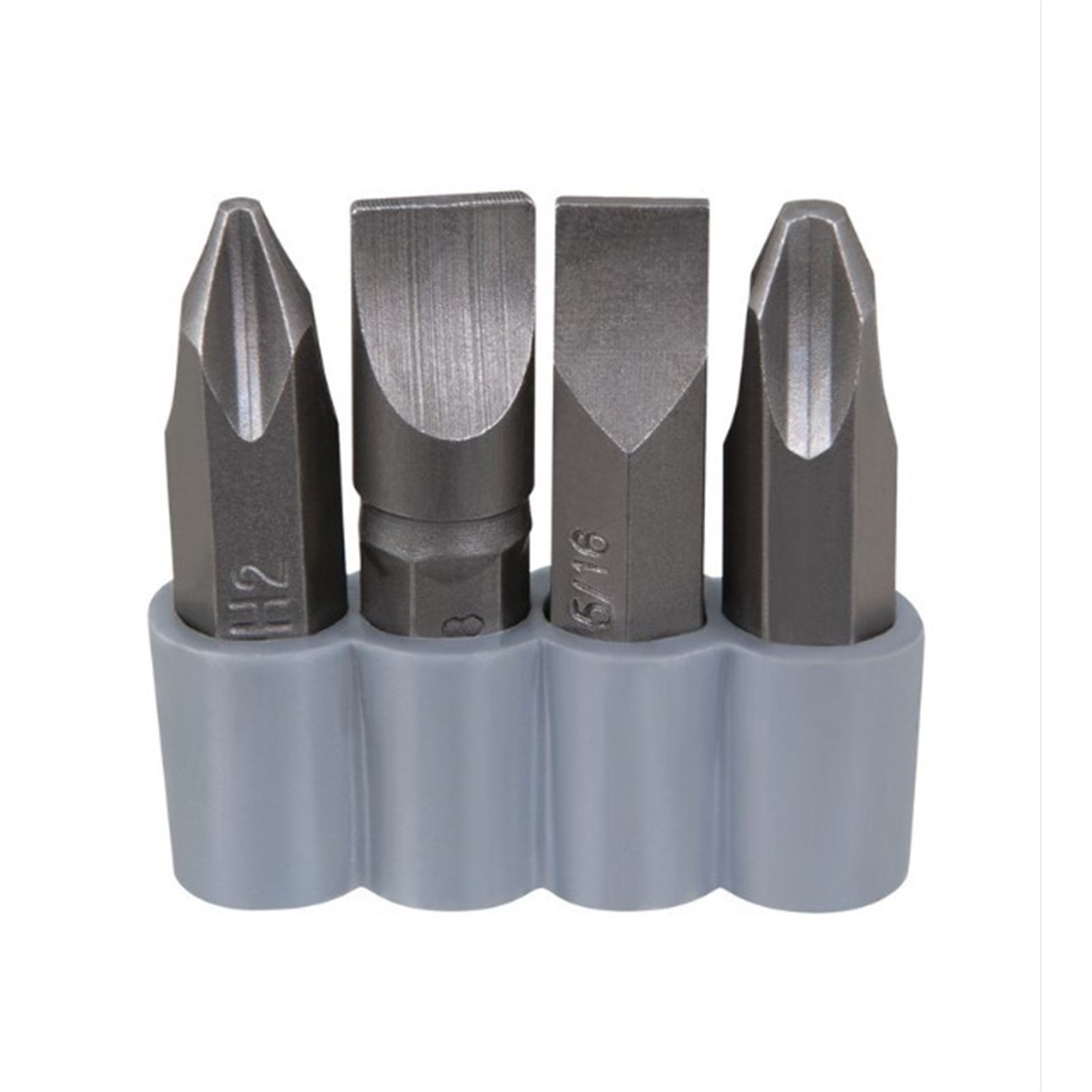 Impact Driver Bits - (#2 and #3 Phillips) (5/16" and 3/8" straight) W250036MM