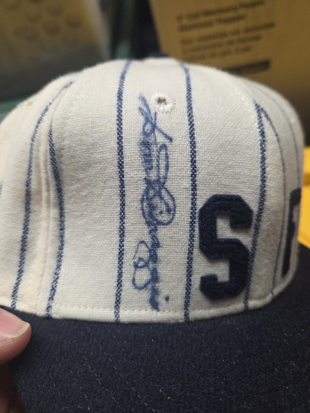 Dom Dimaggio Autograph Hat JSA
