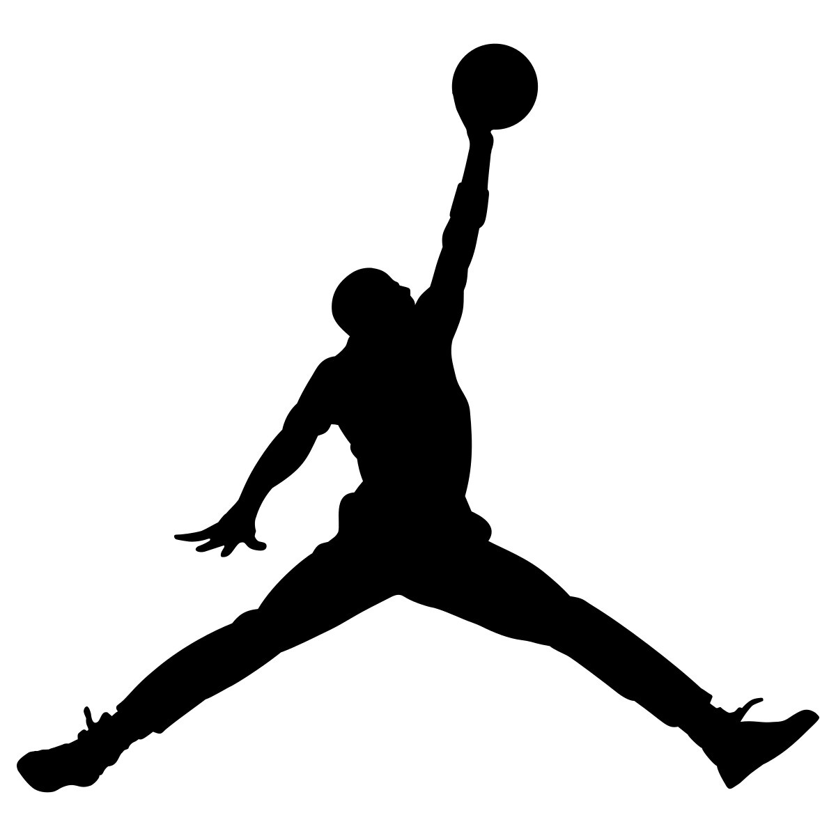 Michael Jordan Decal Jumpman Sticker Basketball Nike Laptop Wall Art - ANY SIZE