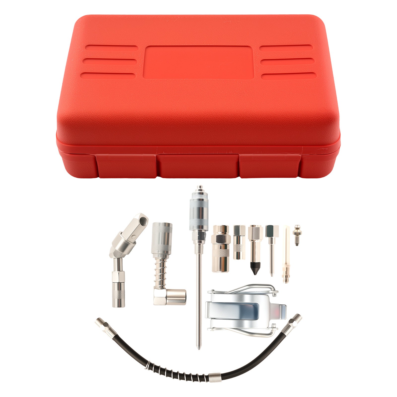 Automotive Grease Gun Set 3000PSI with 9 Fittings and Storage Case