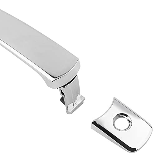 Exterior Chrome Door Handle Front Left Driver Side with Keyhole/Without Smart