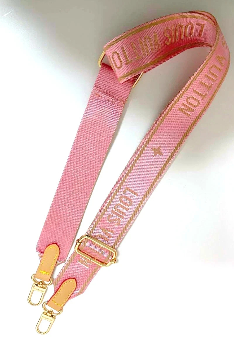 Louis Vuitton Shoulder Strap Adjustable Crossbody Shoulder Replacement Pink