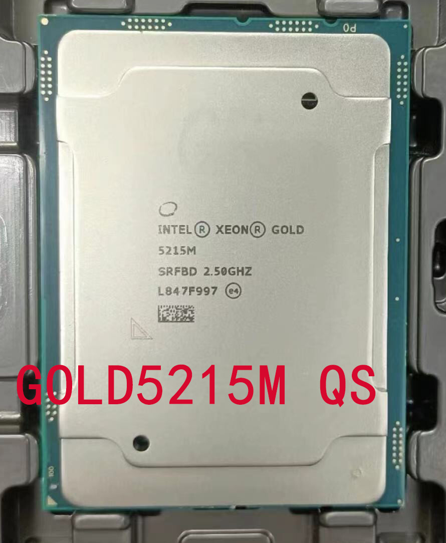 Intel Xeon Gold 5215M QS version 10corees 20threads 2.5GHz server CPU processor