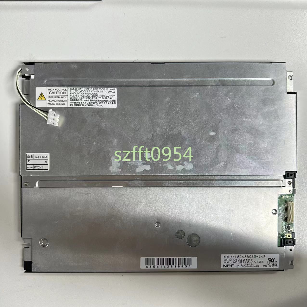 10.4'' NL6448BC33-64C NL6448BC33-64R NL6448BC33-64E LCD Screen Display Panel