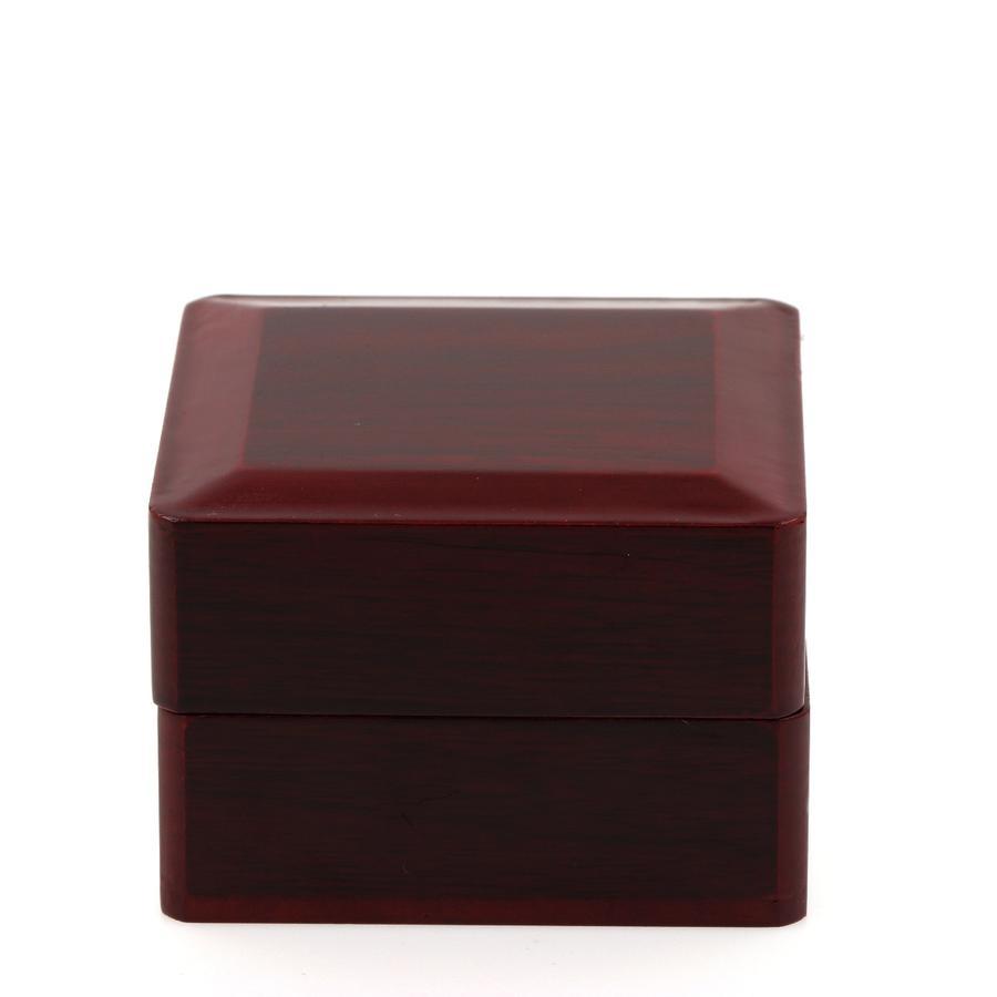 Red Wooden Ring Box