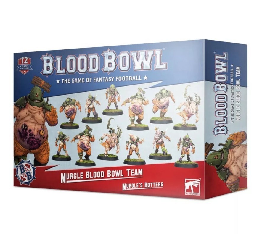 Blood Bowl: Nurgle Team - Nurgle's Rotters - Brand New, Factory Sealed