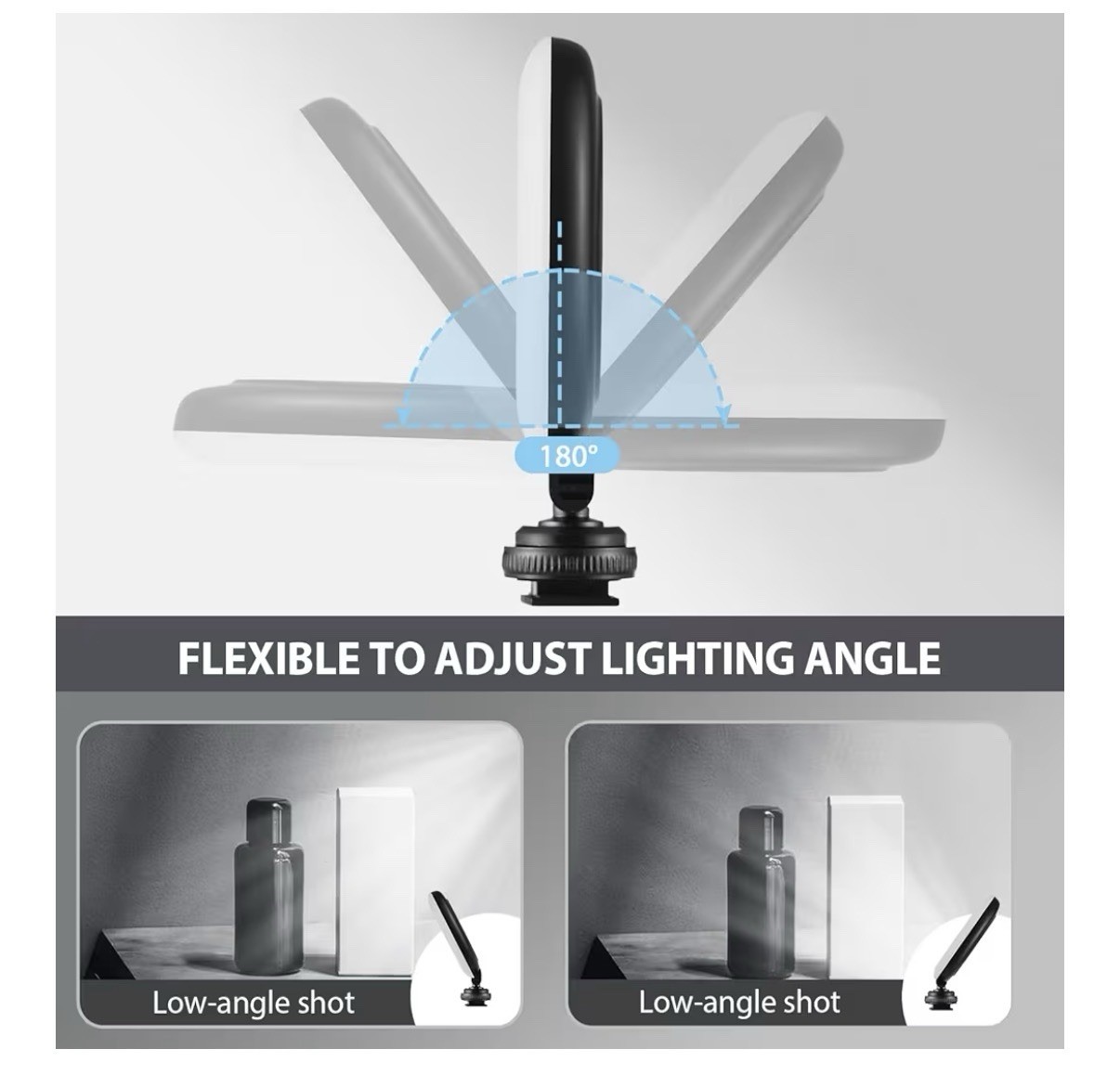 Smartphone Compatible Wireless Shutter Handle with Customizable Illumination