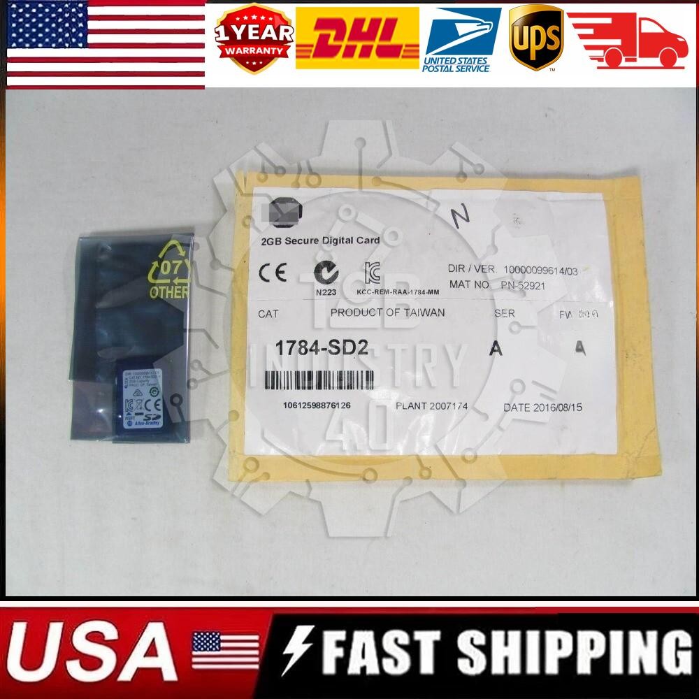 1784-SD2 ControlLogix Secure Digital Card Brand New AB Sealed 1784SD2
