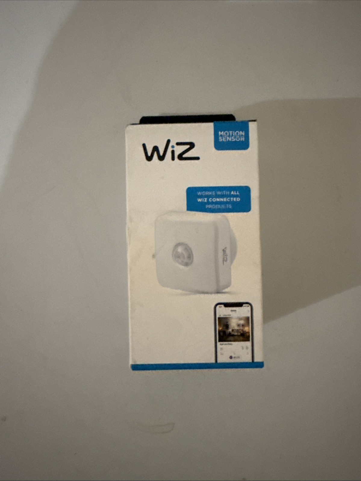 WiZ Indoor Motion Sensor 603472 – Battery Powered Smart Motion Sensor - Open Box