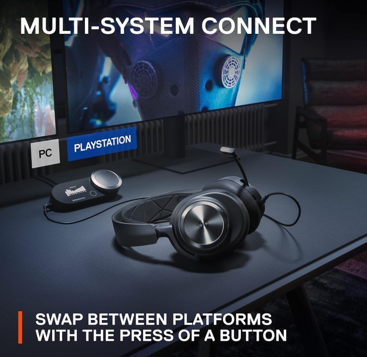 SteelSeries Arctis Nova Pro Wired Headset, Black