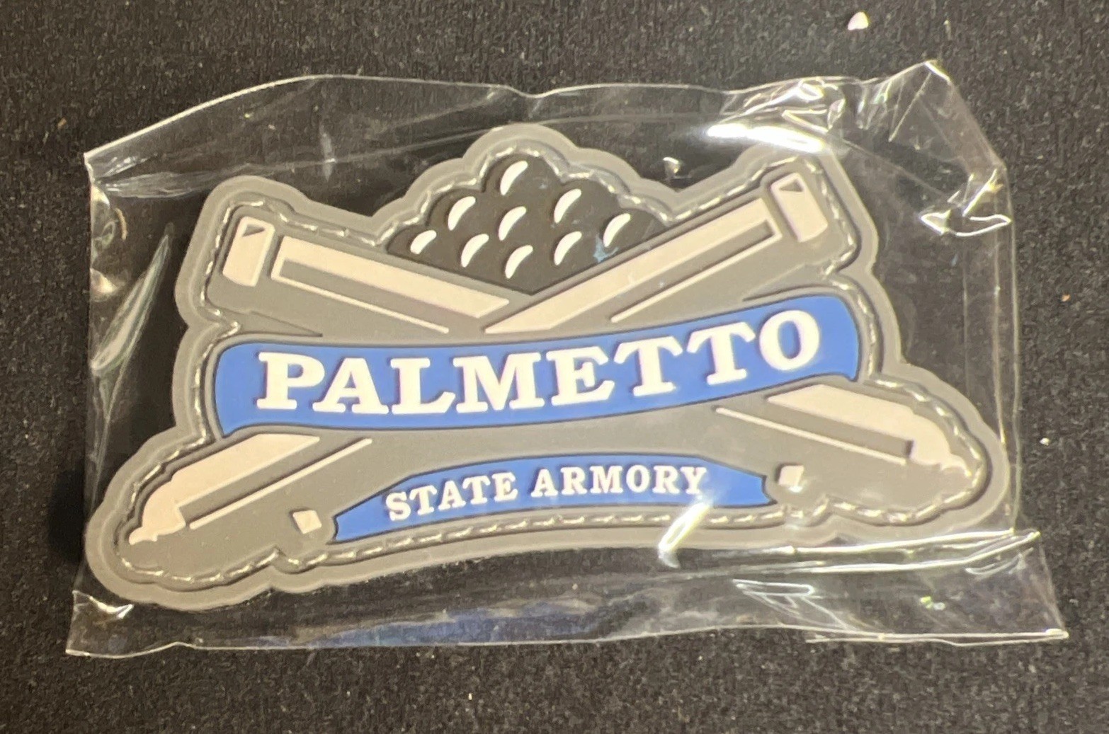 Palmetto State Armory PVC Morale Rubber Patch Hook Loop Back Shot Show 2023