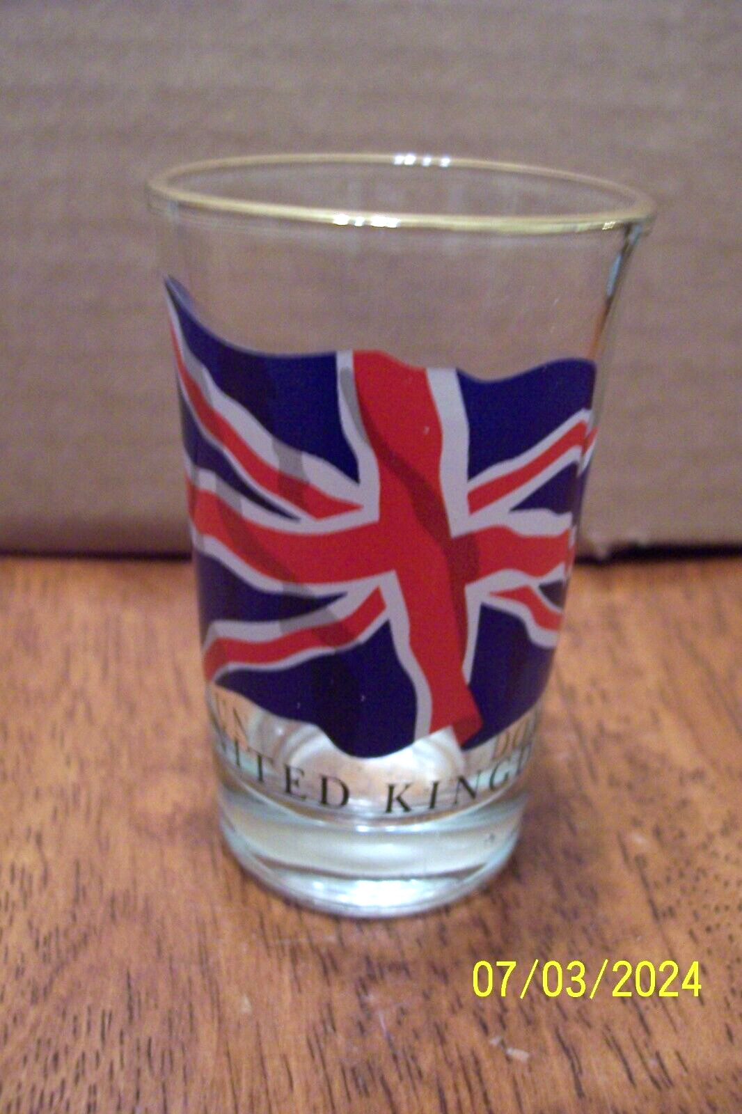 United Kingdom Souvenir Shot Glass