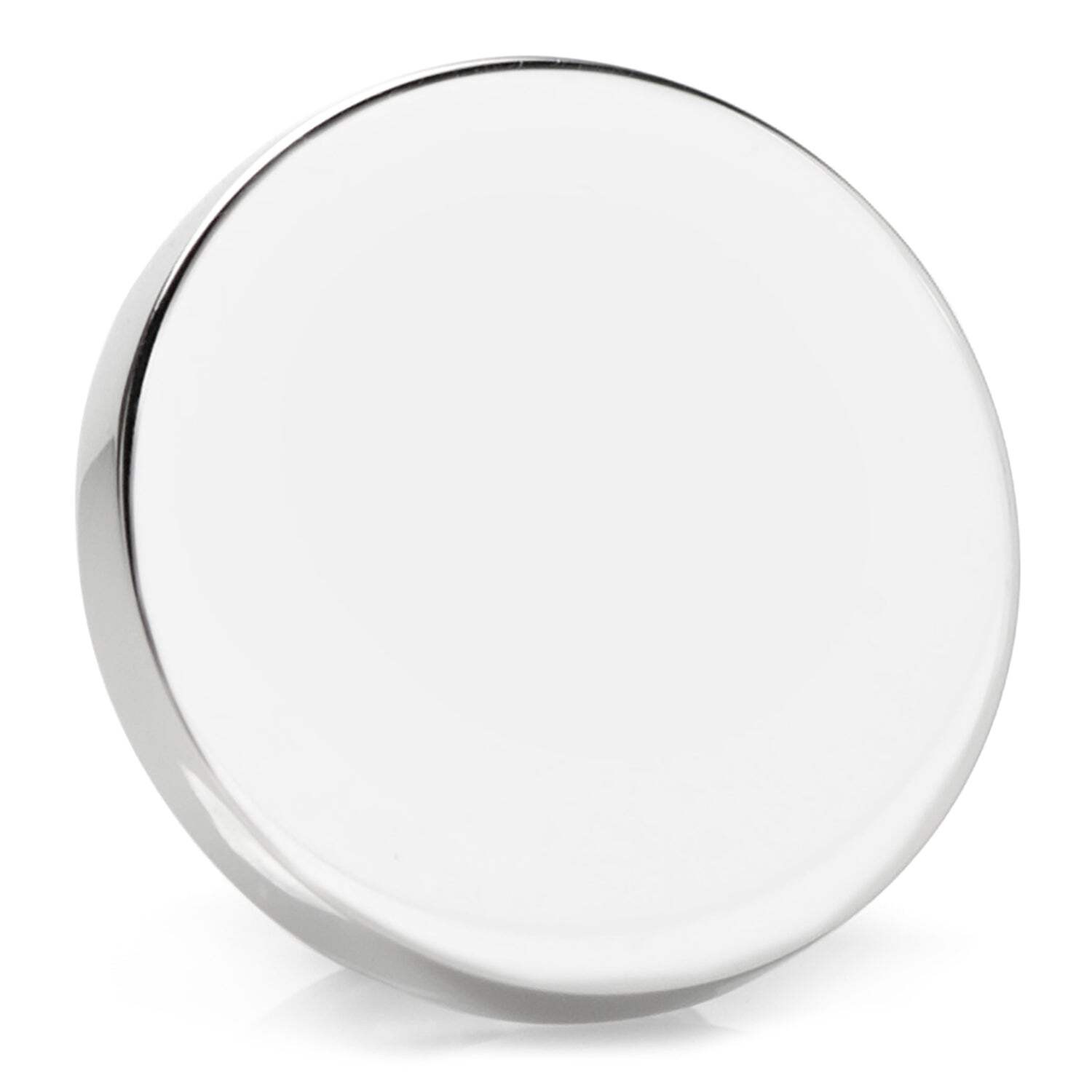 Stainless Steel Engravable Round Infinity Tie Tac