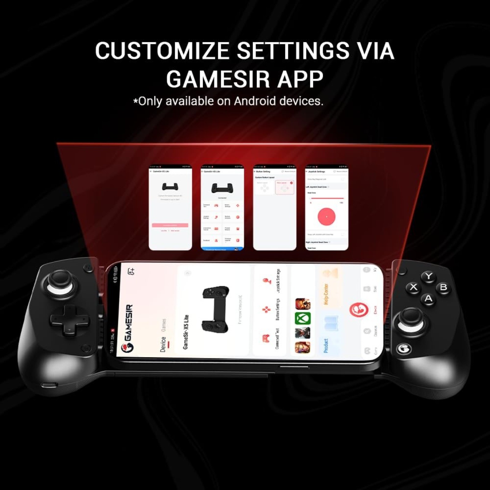 GameSir X5 Lite Phone Controller Mobile Gaming Controller for Android iPhone