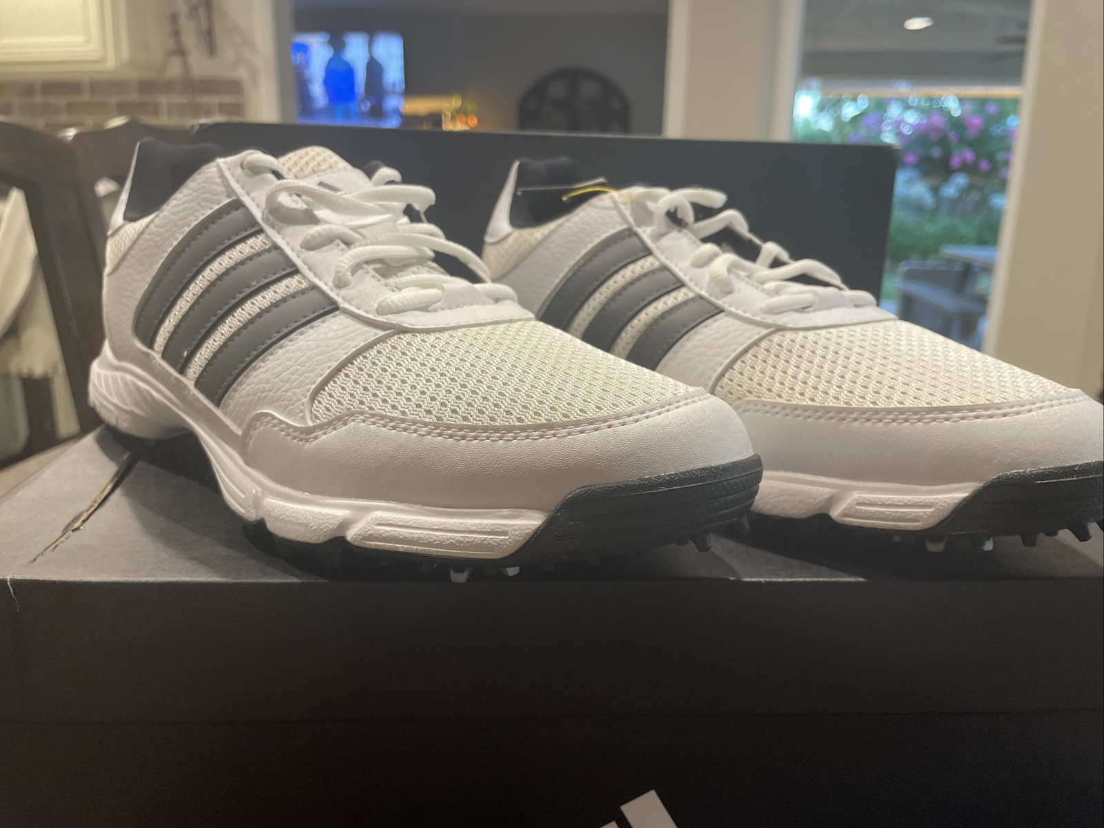 NEW MEN’S ADIDAS TECH RESPONSE 4.0 GOLF SHOES WHITE F33549-F33552 - Size 8 Med