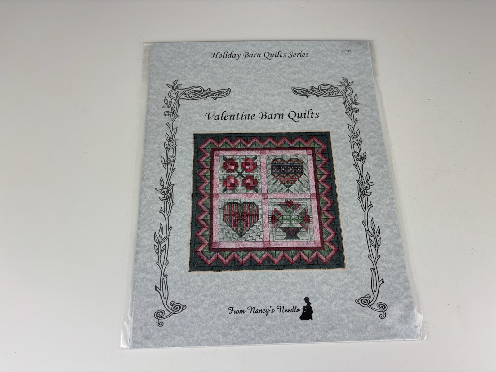 From Nancy’s Needle Quilt Series Valentine Barn Quilts Needlepoint Pattern 1S