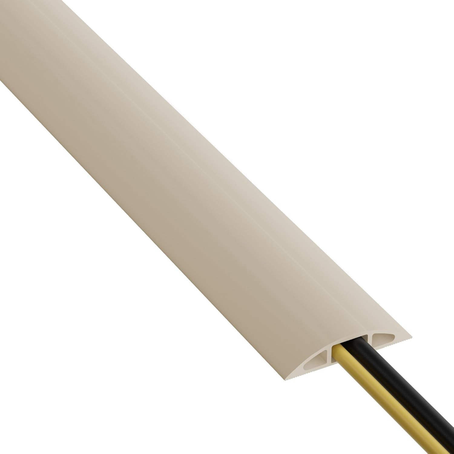 6Ft Floor Cord Cover, Cable Protector, Hide Extension Cords, Protect