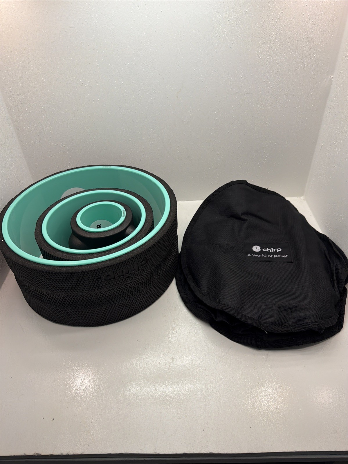 Chirp Relief Wheel - Back & Neck Pain Set 3 Pack with Travel Carrying Case