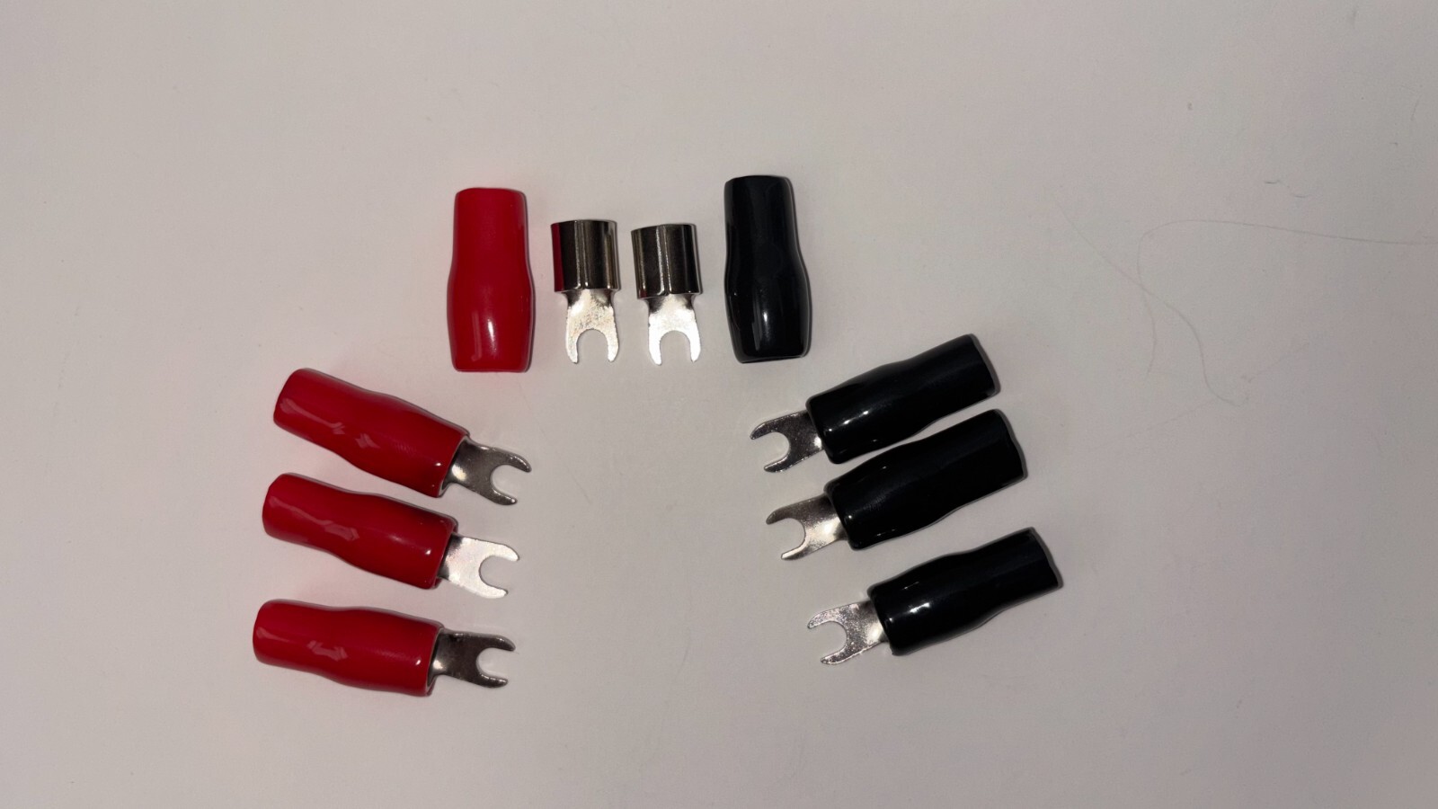 *8 pack* 4 Gauge Spade Fork Terminal Wire Crimp Insulated