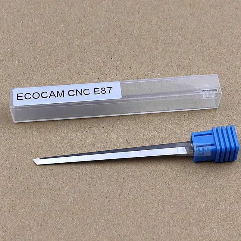 ECOCAM E87 Solid Carbide Knife Blades for CNC EOT Tangential Cutting Modules 2pc