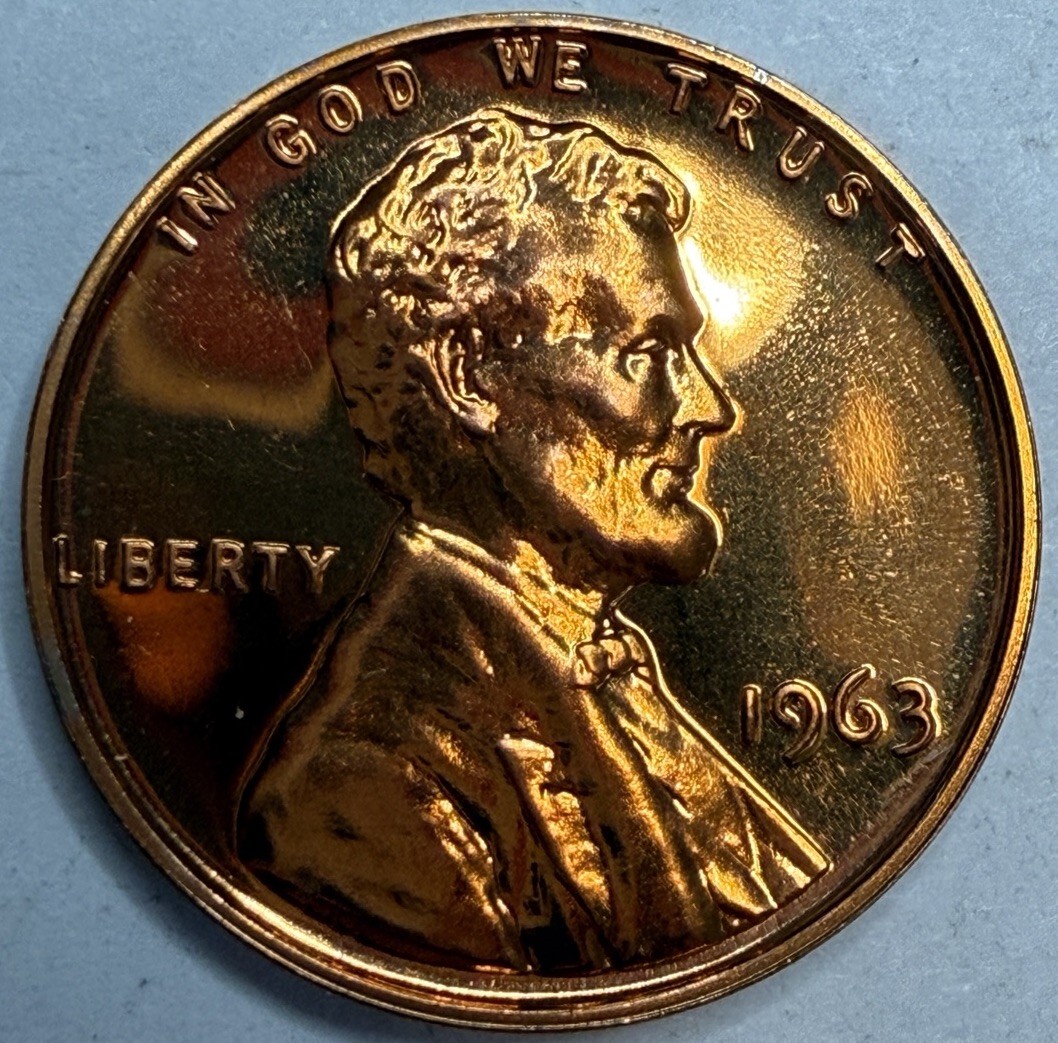 1963 Lincoln Memorial Cent Gem Proof (One Coin)