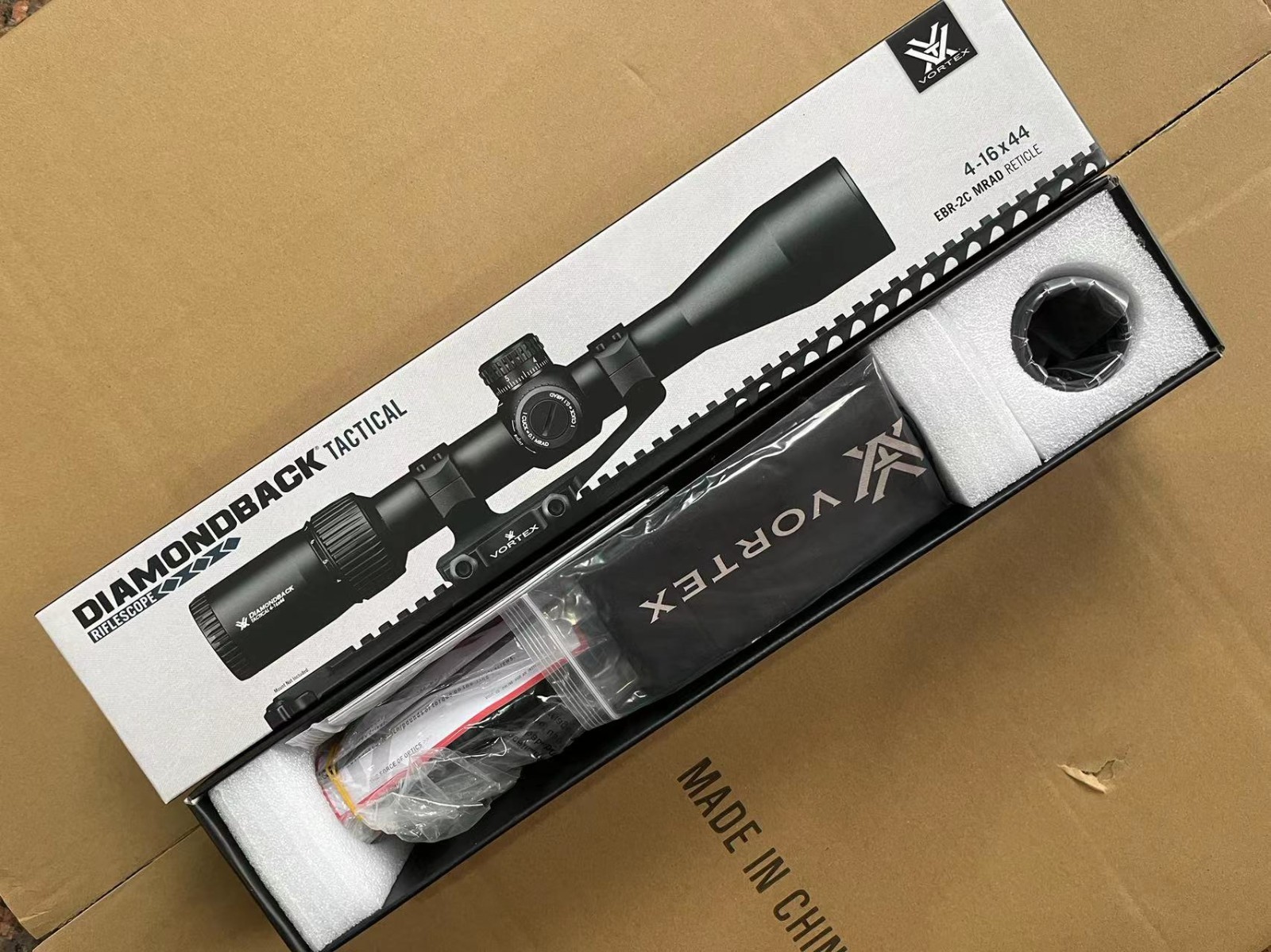 Vortex Diamondback Tactical 4-16x44 EBR-2C MRAD FFP Riflescope DBK-10027
